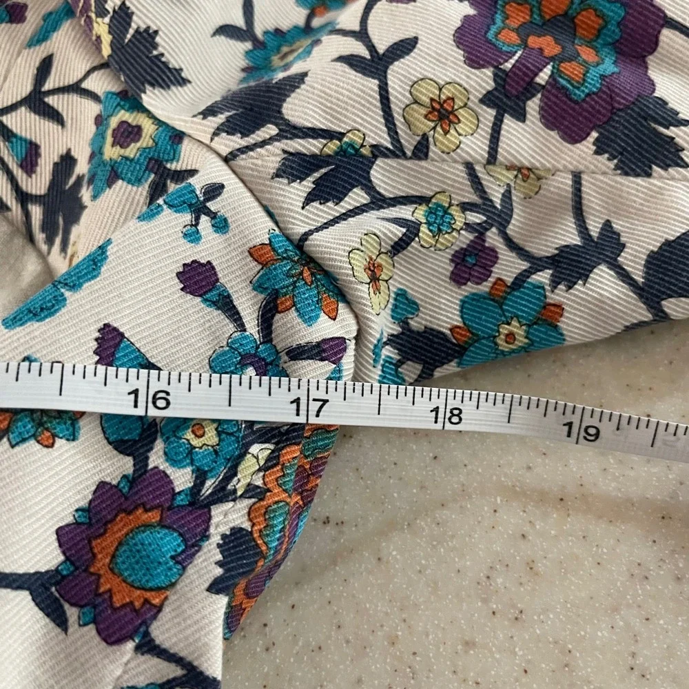 Elevenses patchwork blazer jacket,‎ Sz. 10 cottagecore, boho, cotton, whimsy